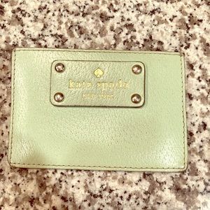Kate spade Tiffany blue card holder